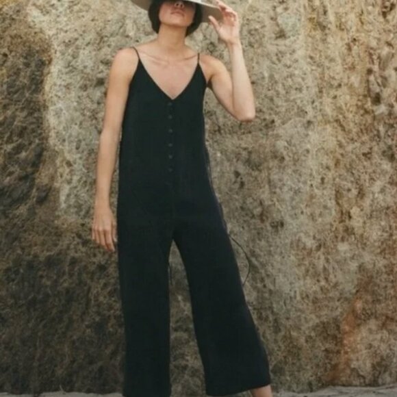 Ozma raw silk jumpsuit - Picture 3 of 3